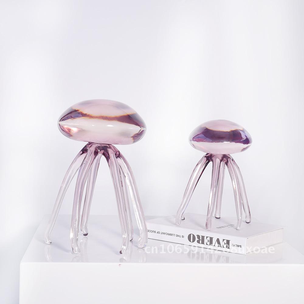 Modern Transparent Jellyfish Jewelry Home Soft Decoration Holiday Gift