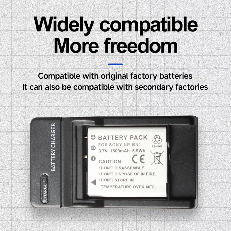 BC-CSN NPBN1 NP-BN1 Battery Charger for Sony Digital Camera DSC-W320 W330 W350 W360 W380 W390 W510 W530 W560 W570 W610 W620 W630