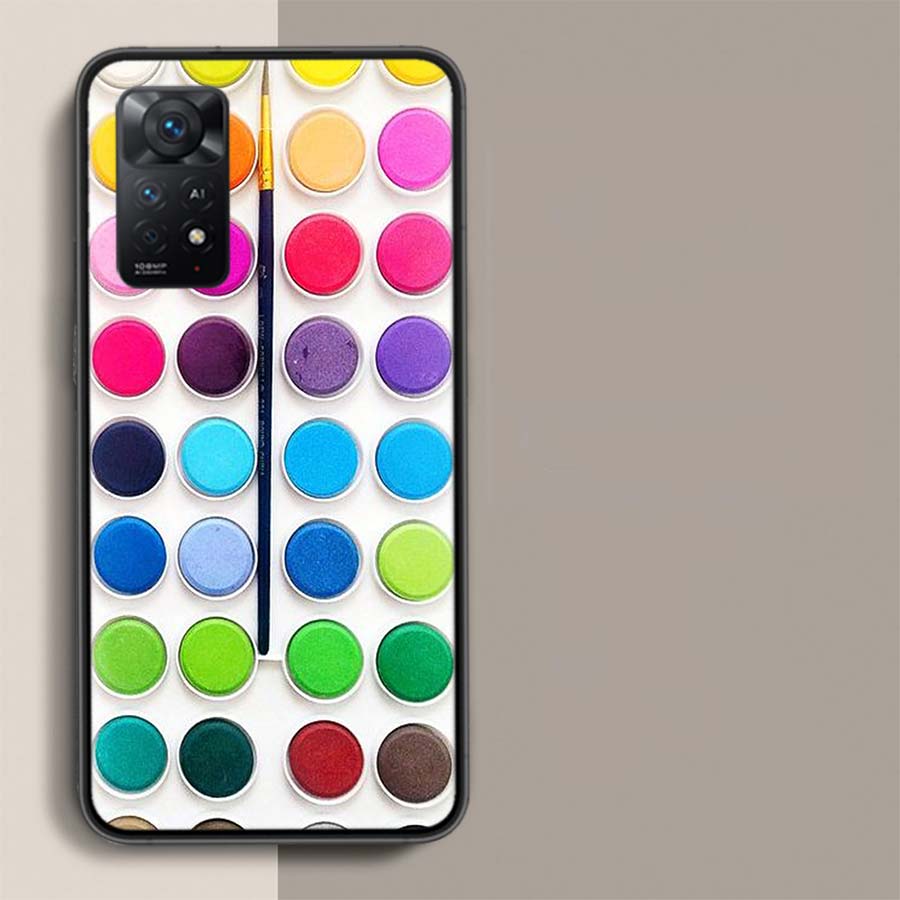 

Colorful Watercolors Set Paint Palette Phone Case For Redmi Note 14+ 13 Pro Plus 14C 13C 12C 12 10A 10C 10 9 8 9A 9C 9T 8A 7 Pro Redmi Note 13 Pro 5G