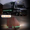 Aoling Side Marker LED Truck Marker Lamp 24V Green RV Bus Shoulder Light