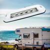 12V RV LED Awning Porch Light 6000K Waterproof RV Van Camper Exterior Lamp 8W Display Wide Lights 10LED Universal RV Accessories