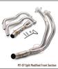 MT07 MT09 FZ07 FZ09 XSR900 Motorcycle Exhaust Pipe for Full/Front Section Modification