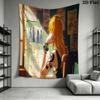 Nami Wall Tapestry Aesthetic Wall Hanging Printed Fabric Blanket Decorative Tapestries For Bedroom Living Room Home Decor