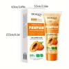 100g BIOAQUA Papaya Vitamin C Exfoliating Scrub Cream - Hypoallergenic, Moisturizing, Physical Exfoliation, Scented with Papaya,  and Deep Cleansing