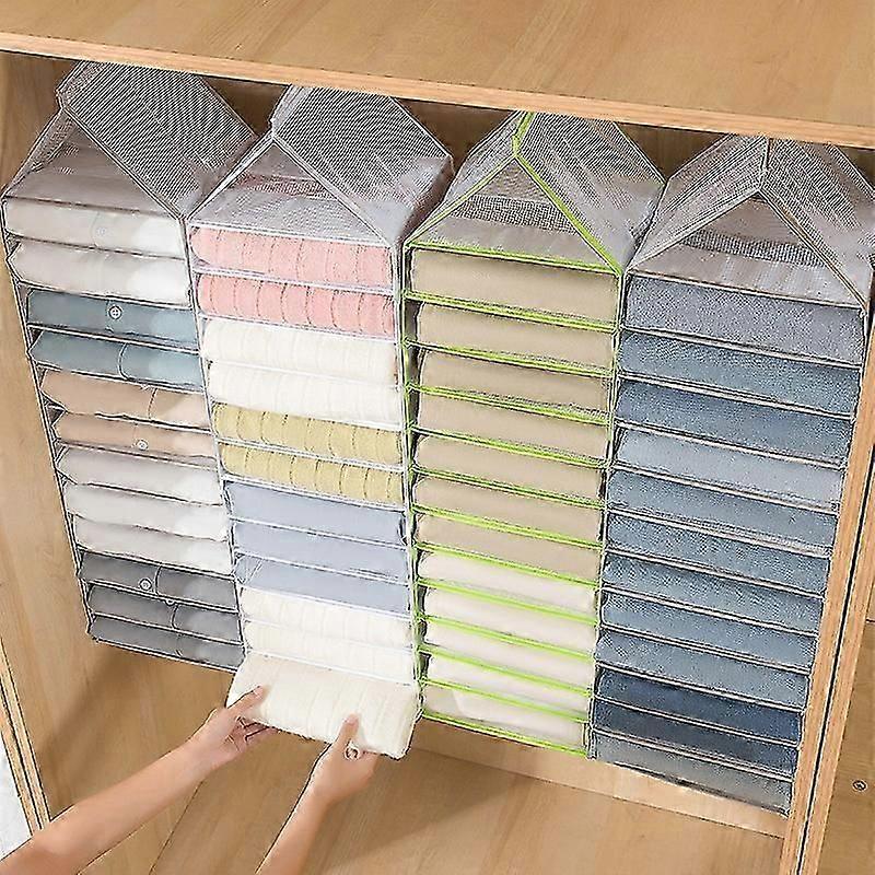 Closet Storage Organizer PVC 9-shelf Hanging