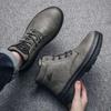 Fashion Trendy 2025 Male Shoes Leather Men's Boots Warm Winter Waterproof High Quality Classic Fashion Footwear Low Price Offers Cheap