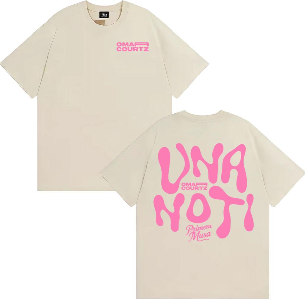 

2025 Summer Omar Courtz Primera Musa Album Print T Shirts Men Women Clothing Aesthetic Vintage Tops ONeck Oversized T Shirt Y2k 4XL