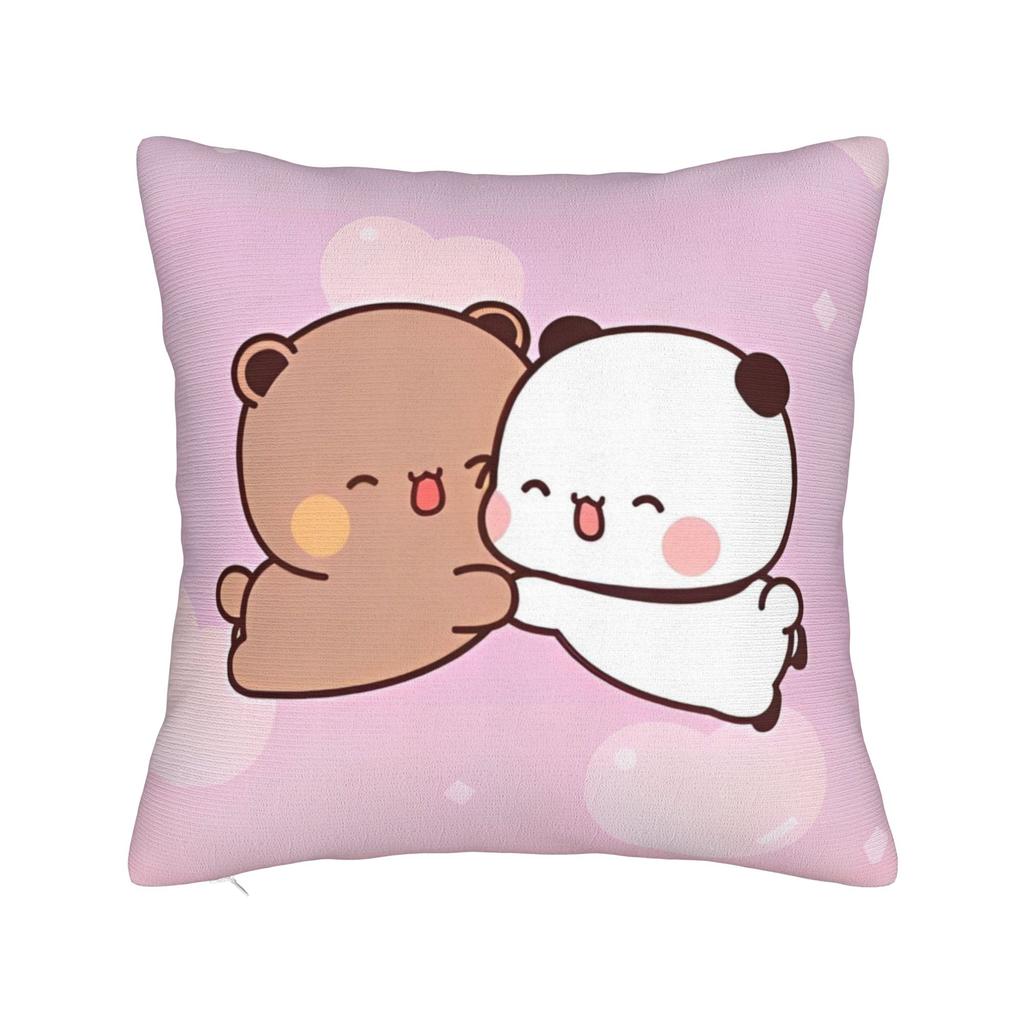 Bubu Dudu Watching The Moon Square Pillow Cases Cushion Cover Awesome Zipper Decorative Pillowcase for Bed 4040cm