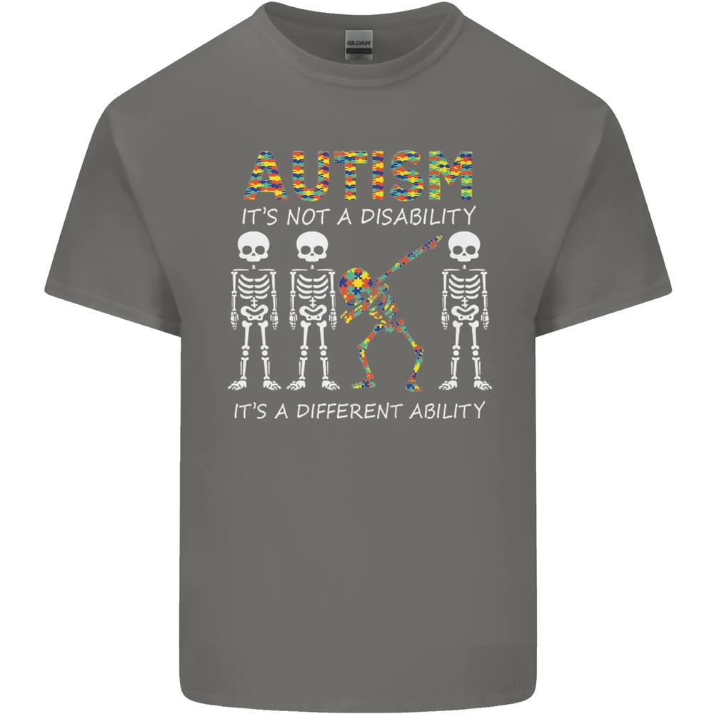 Autism A Different Ability Autistic ASD Unisexs Cotton TShirt Tee Top