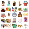 50 Books Reading Graffiti Stickers Decorating Computers Mobile Phones Tablets Waterproof Stickers
