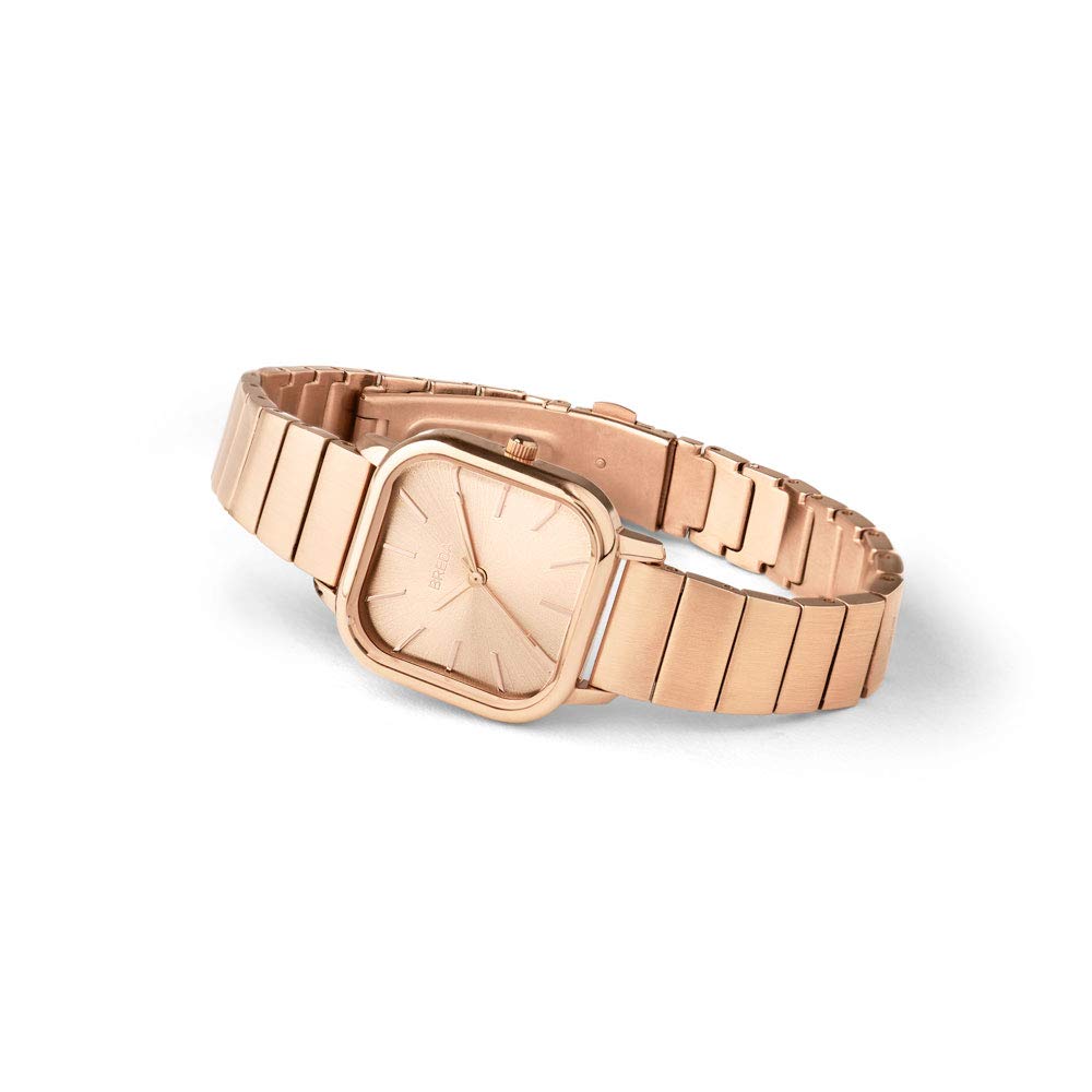 Breda Watch Esther Sunray Dial Bracelet Women Rose Gold 1735d