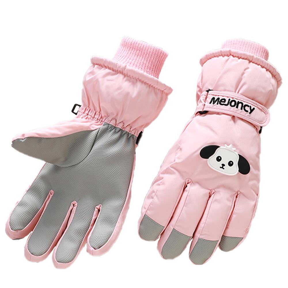 Winter Outdoor Women's Ski Gloves Waterproof Thickened Velvet Touch Screen Cycling Windproof Cold Warm Sports Gloves