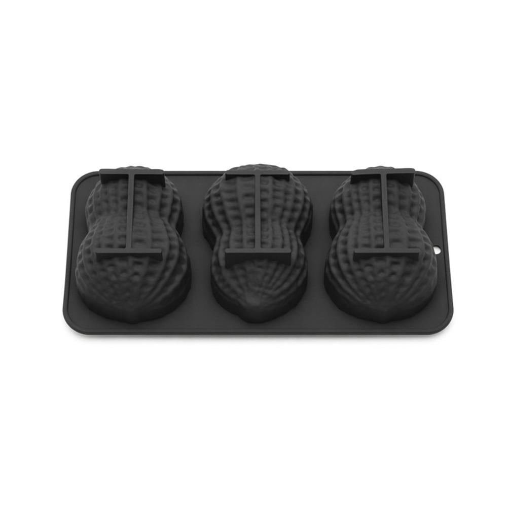 

8-Inch Size Mousse Cake Mold 3 Cavities Dessert Making Mold Chocolate Mold Home Baking чорний