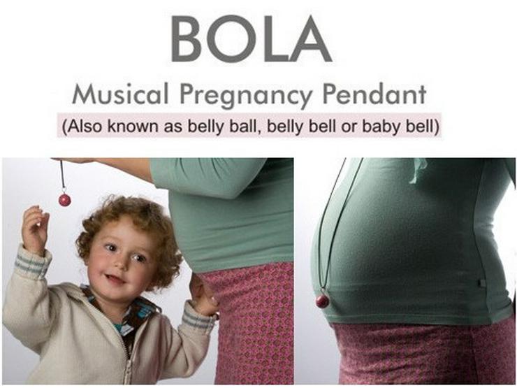 Kashi Kristall Klangperlen Pränatale Halskette für Schwangere - Beruhigende Musikglocke Lange Pulloverkette