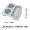 EVA Phone Storage Lid Cup Organizer Holder Rack Bag Top Snack Tray Waterproof Soft Cover Divider for Beach Trip Camping Travel