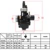For Dellorto 17 19 21 17.5 19.5mm Universal Motorcycle Carburetor Phbg 50cc To 100cc Racing Carburetors Motocross Accessories