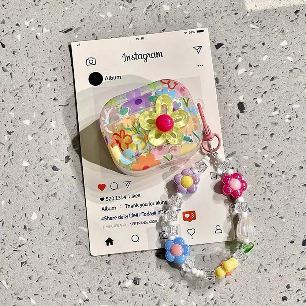 TPU Material Flower Earphone Case for Airpods Pro2/1/2/3/4 For Airpods Pro 2 For Airpods pro2