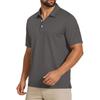 Men's Shirt With Turn-down Collar And Short Sleeves – Casual, Sophisticated T-shirt