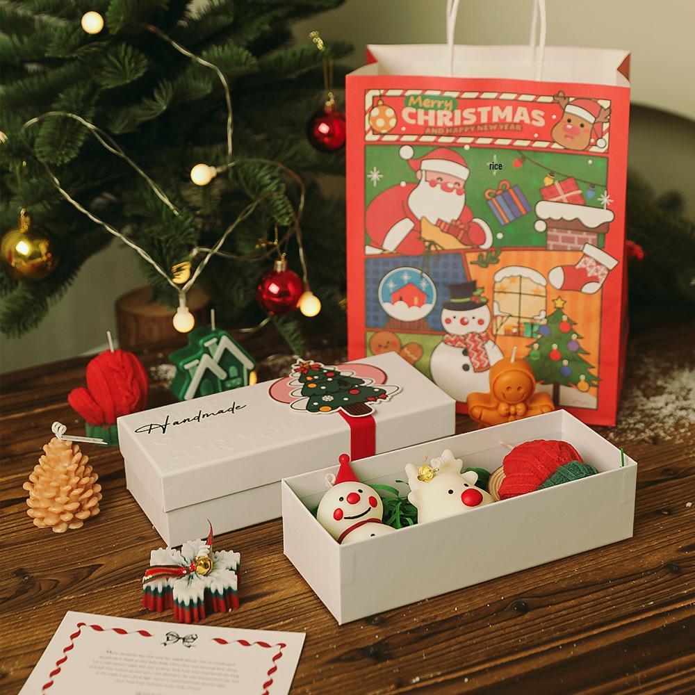 Handmade Christmas Scented Candle Gift Box