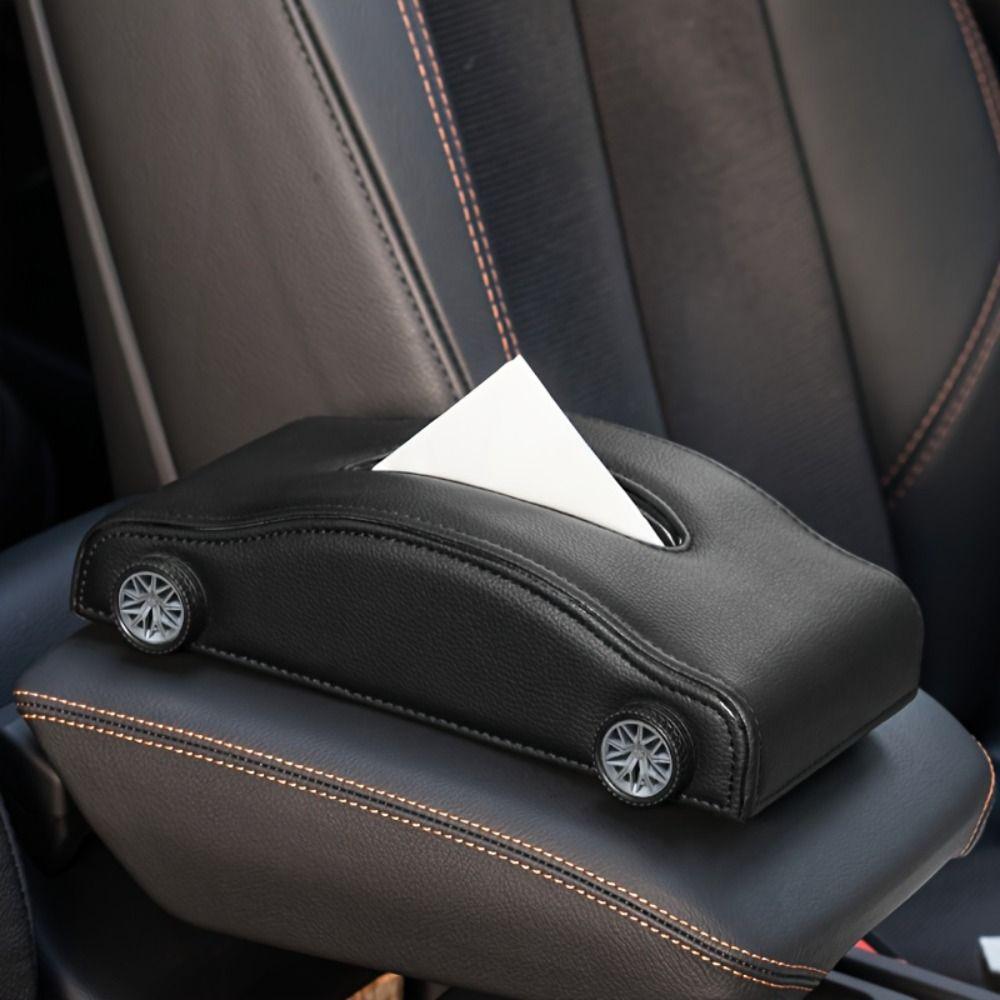 Creative Design Armrest Tissue Box Sports Car Shaped Sports Car Tissue Box  For Vehicle Storage