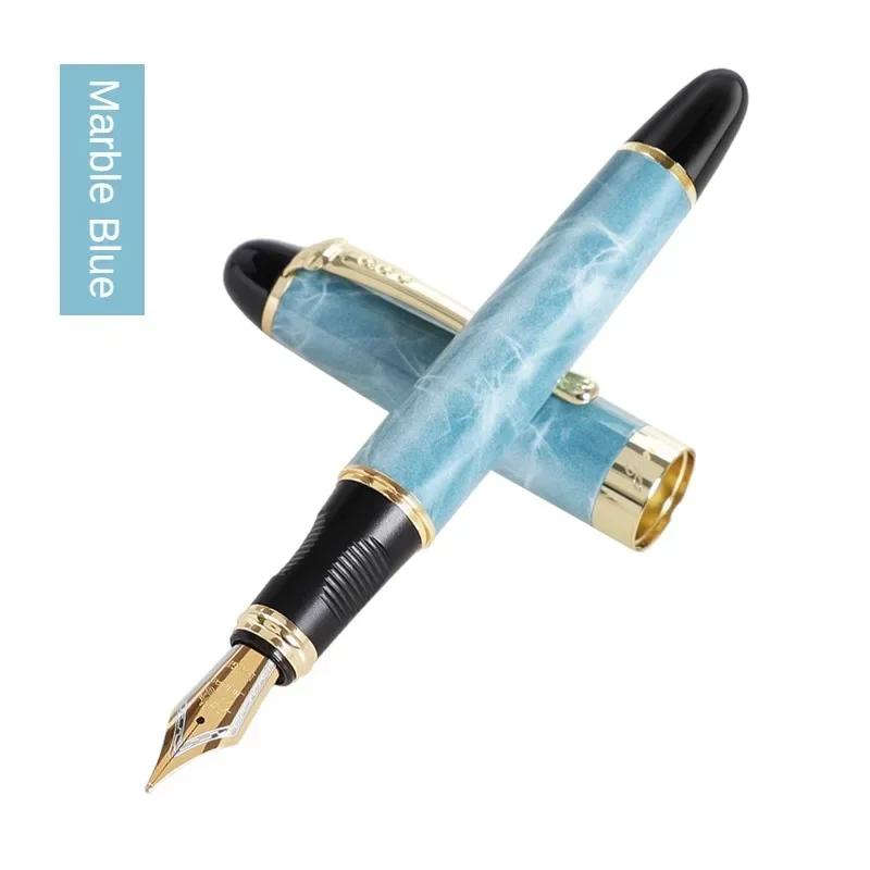 Jinhao X450 Fountain Pen Iraurita Nib Full Metal Golden Clip Luxury Pens Student Gift Stationery Office School Supplies