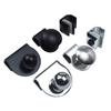 Round Shower Glass Door Handle Showcases Cabinet Drawer Metal Clamp Pulls Bathroom Hardware Rustproof Easy To Install