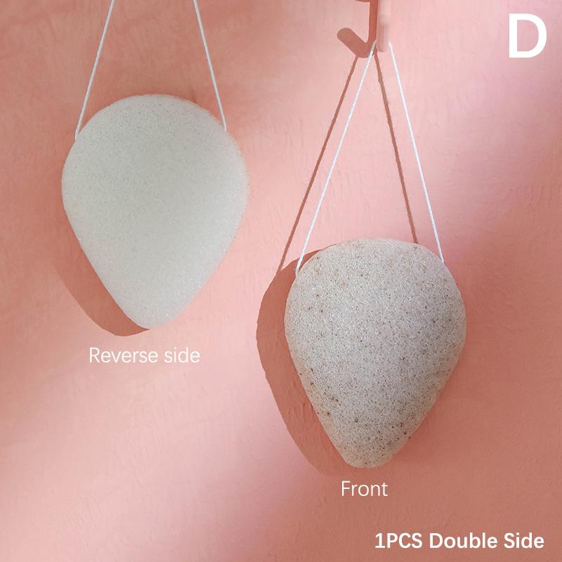 

1 шт. Мини-натуральная очищающая губка для умывания лица, отшелушивающая круглая форма, губки Konjac, инструмент для ухода за кожей лица as the picture