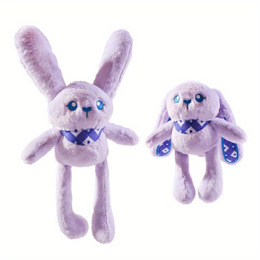 

Youngsters Handheld Stick Plush Doll Toy, Adorable Plush Long-legged Rabbit Doll Baby Toy Bunny Baby Doll Fun plush rabbit toy фиолетовый