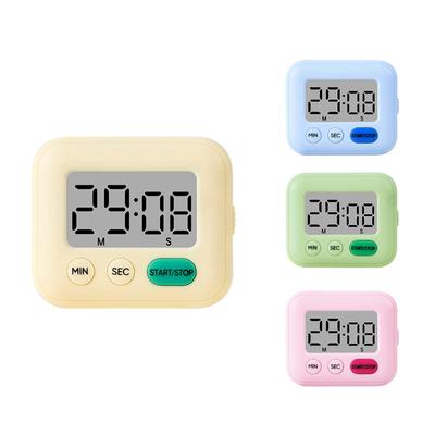 2119 Digitaler LCD-Timer mit magnetischer Rückseite, 99-Minuten- und 59-Sekunden-Timer, großes LCD-Display