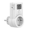 EU Plugs Timers Outlet with Digital Countdowns Display, 10Min-9H50M Socket Timers, Auto Shut Off, 220-240 V 10 A 2300W for Daily Home Appliance Use
