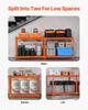 Storage Shelves 4 Tier Adjustable Heavy Duty Garage Shelving Unit 2400 lbs