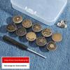 Adjustable Screw-On Rivet Button for Waist Tightening - Hole-Free, Detachable, and Size Customizable.