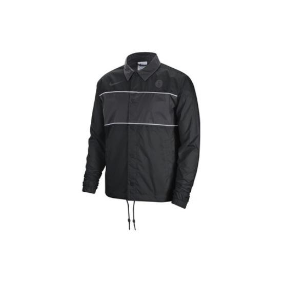 

Куртка Nike с принтованным воротником и логотипом Brooklyn Nets DR2334-010 EU S чёрный