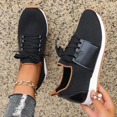 Women's Casual Sports Running Shoes Plus Size Spring Autumn Round Head Comfortable Fashionable Cross Border Trade Cute Sneakers