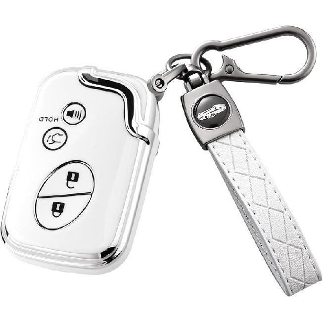 Key Fob Cover With Keychain For Lexus RX350 RX450 GX460 LX570 CT200H 2009-2015
