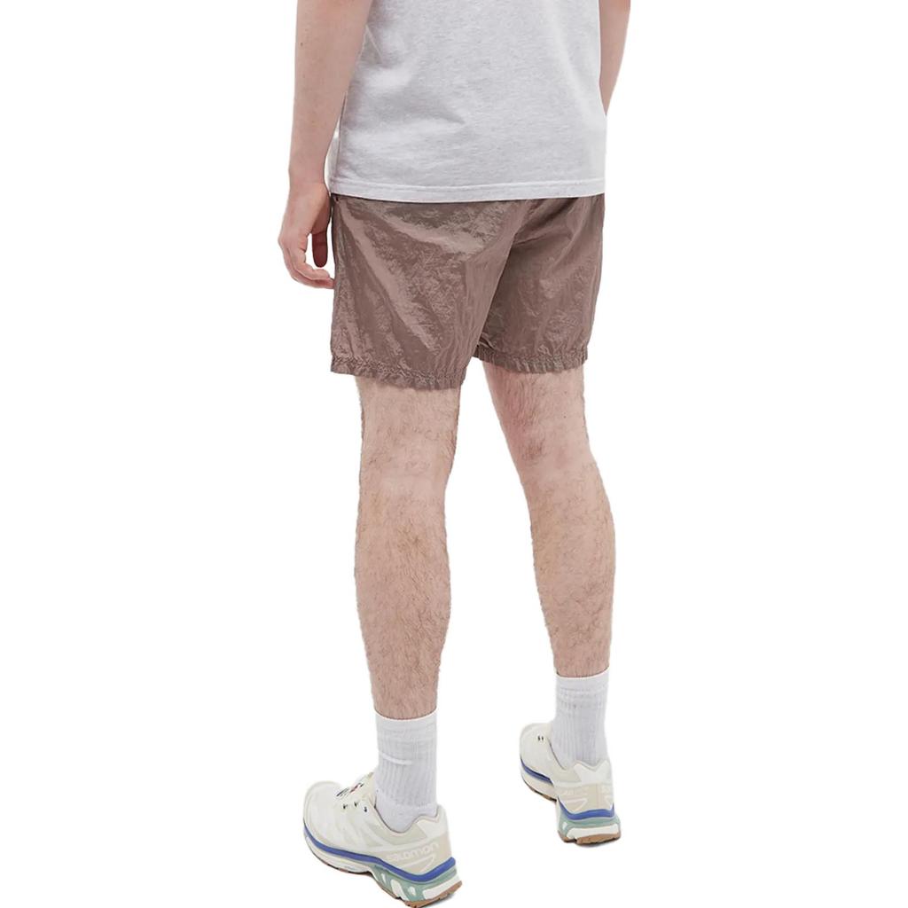 Stone Island Logo Elastic Waist Straight Leg Casual Shorts Men shorts Dirty-Pink 7715b0943-v0086