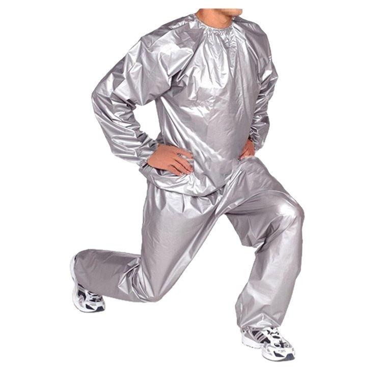 PVC Sauna Clothes Unisex Sports Fitness Sweat Clothes Sauna Suit Sweat Clothes