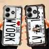 Retro Vintage License Plate Soft Phone Case For Xiaomi Poco X7 X8 Pro Max X6 X5 X3 F8 Ultra F7 M8 M7 M5S Redmi 15C 15A 15 14C 13
