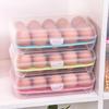 Refrigerator 15 Eggs Storage Box Holder Food Airtight Durable Container Case