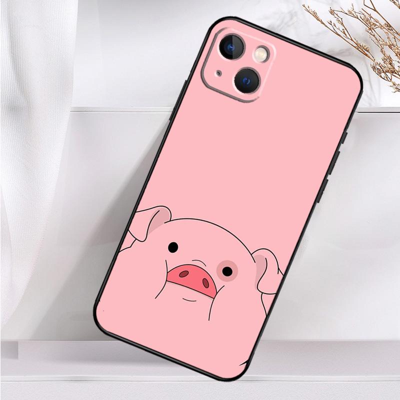 Cartoon Pig Shockproof Case For iPhone 17 16 Pro Max 11 14 15 Plus 12 13 Mini 16e 17 Air Phone Cover