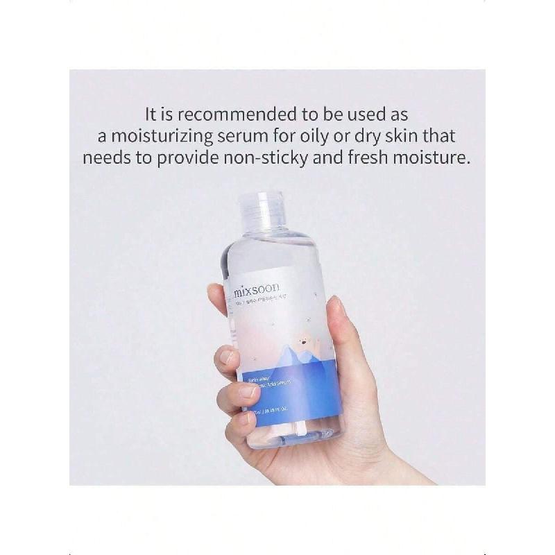 Mixsoon Glacier Water Hyaluronic Acid Serum  300ml - Non-Greasy Hydration Booster, Firming Facial Serum For Radiant, Dewy Skin -  Serum For Glass