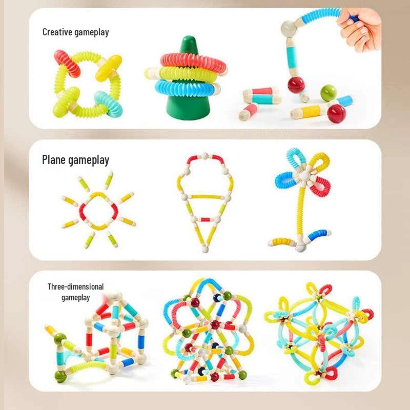 Magnetic Stick Toy: Multisensory Educational Tool for Kids' Concentration and Creativity