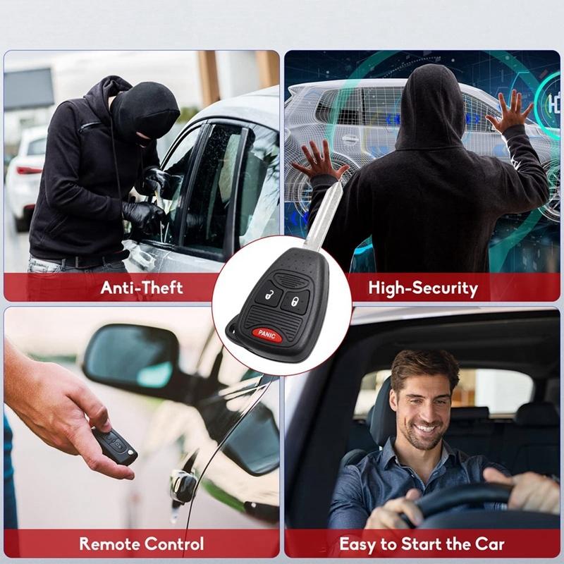 Car Key Fob Keyless Entry OHT692427AA Component For Dodge Ram 1500 2500 3500 Durango Charger Nitro Jeep Wrangler Compass Patriot