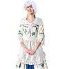 White Mobs Caps Ruffle Maid Waitress Apron Colonial Costume Set Pioneers Girls Costume Accessories for Maid Revolutionary