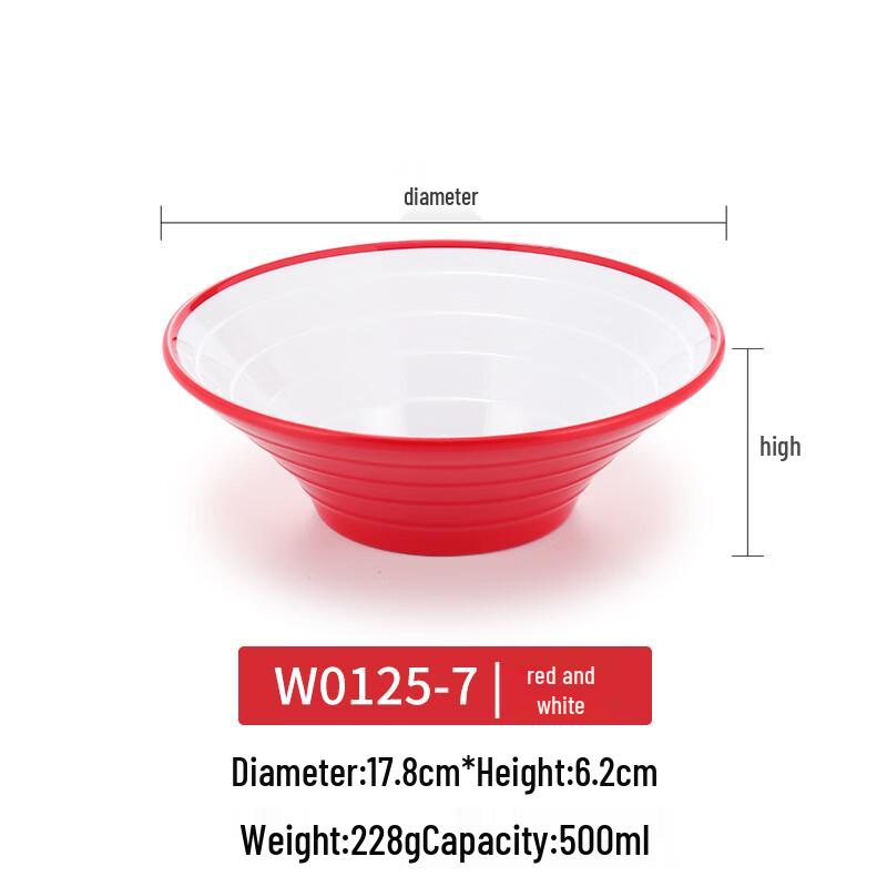 Melamine Wide-Rim Serving Bowl