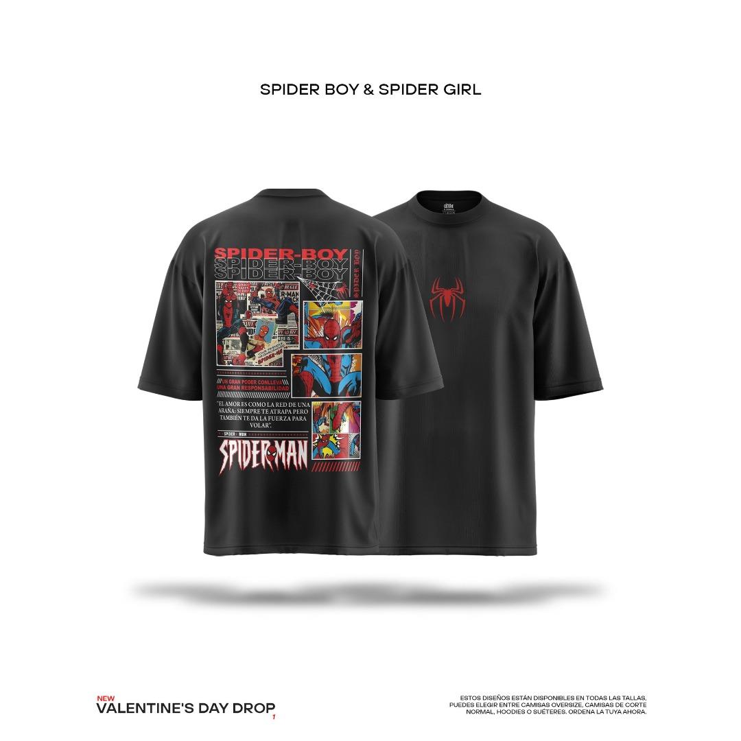 

Spider-man Printed T-shirt Trend Men Women Unisex Summer Oversized Loose Hip Hop Cotton Streetwear Female Male Clothing XXXL різнокольоровий