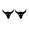 Personalized Zodiac Bull Head Cartilage Earrings for Women - Year of the Ox Birthday Gift, In Stock