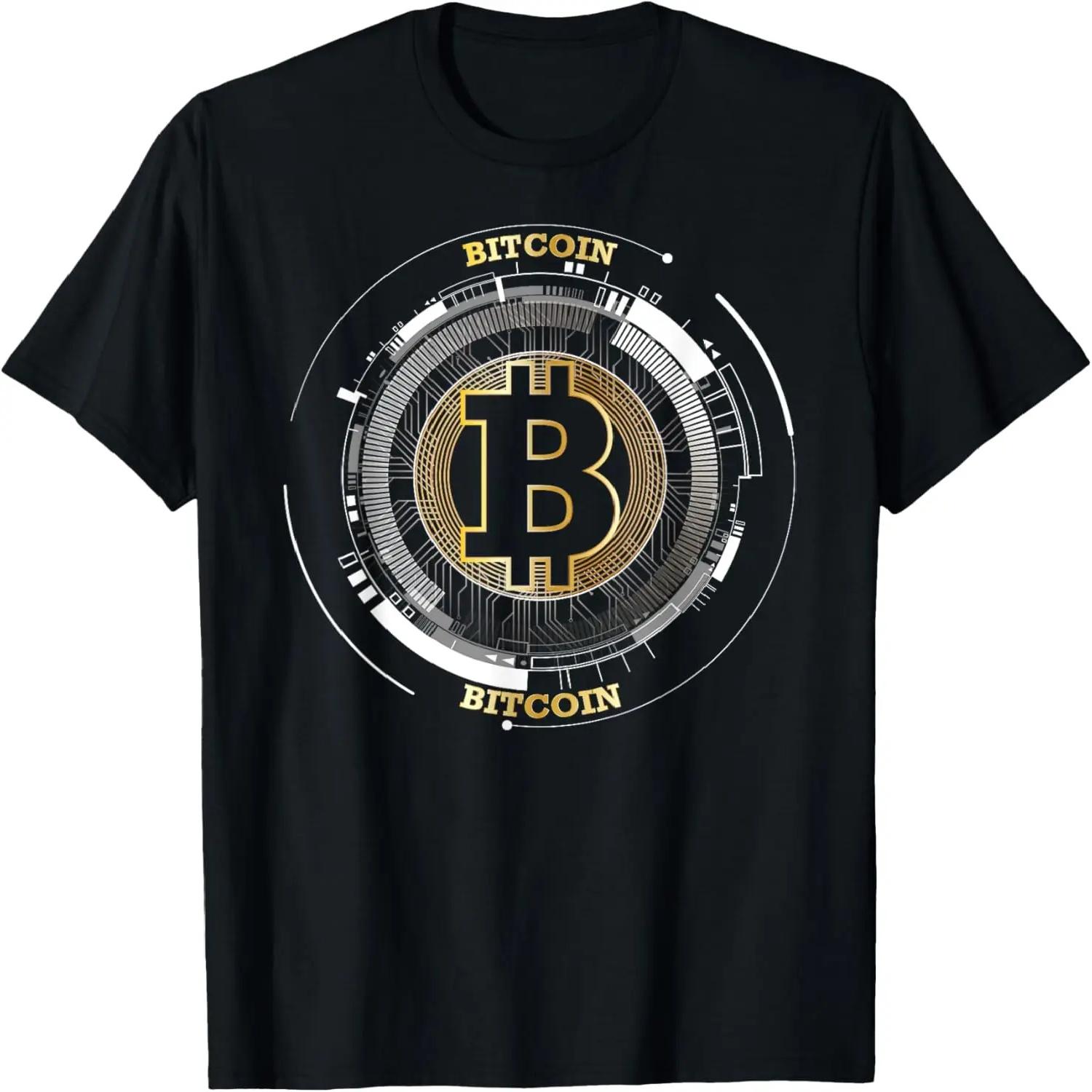 

Bitcoin Coin BTC Crypto Currency Traders Blockchain Miners T-Shirt XXXXXL чорний