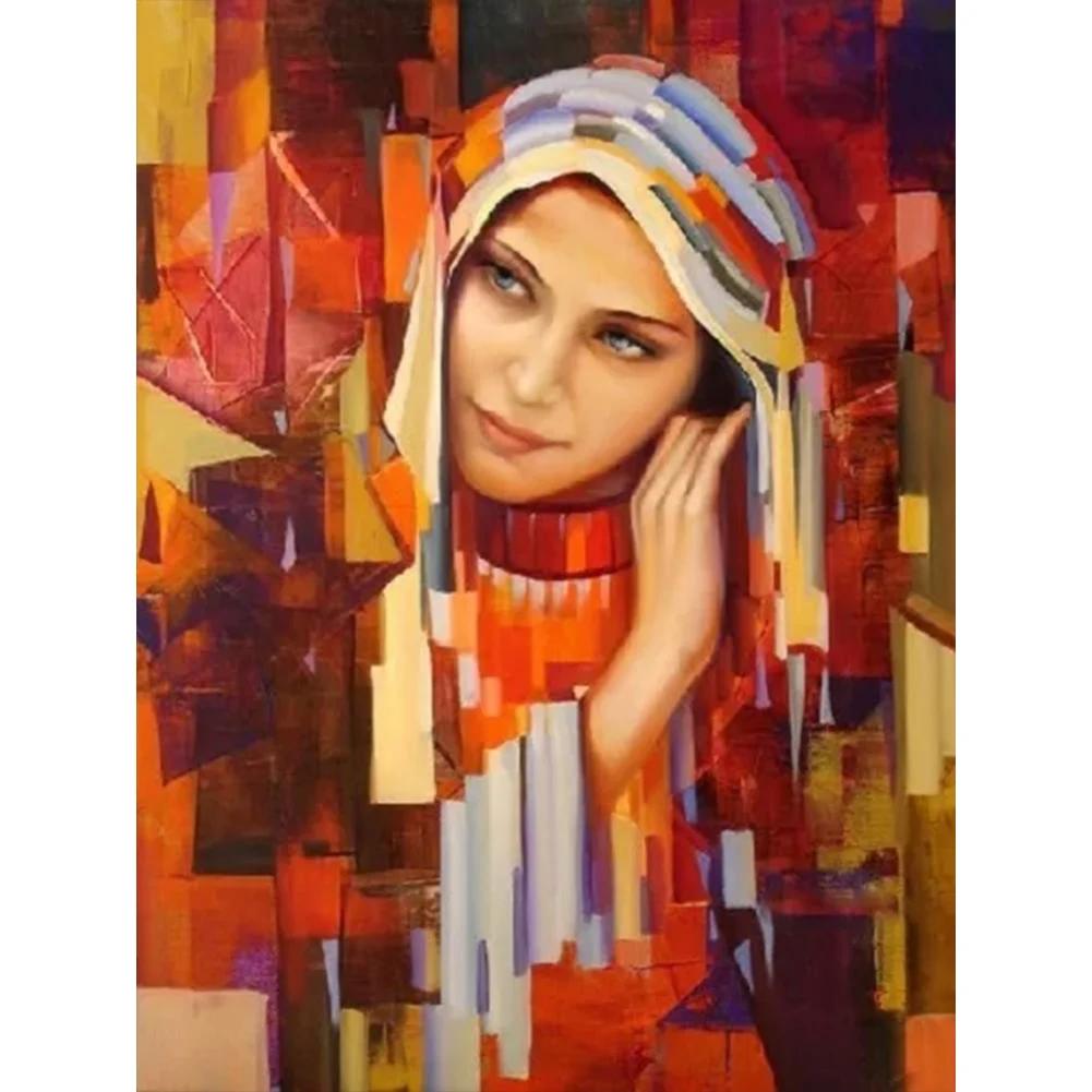 

Наборы 5D алмазной живописи для взрослых, болгарская женщина, сделай сам, полная дрель, хрустальные стразы, декоративно-прикладное искусство, художественные краски из драгоценных камней с бриллиантами, домашний декор стен