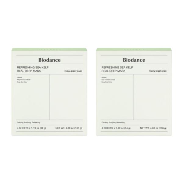 Biodance Erfrischende Seetang-Real-Deep-Maske (4 Blatt) (3 Optionen)
